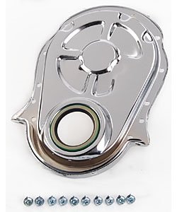 Chrome Timing Chain Cover for 1965-1990 Big Block Chevy Mark IV 396-454ci