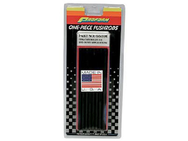 Small Block Chevy 1-Piece Chrome Moly Pushrods 3/8" Diameter in Stock 7.800" Length