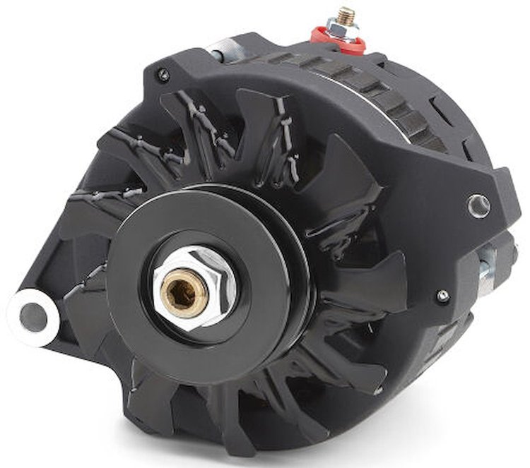 1-Wire 160 Amp GM Alternator with CS130 Case [Black Crinkle]