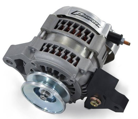 Lightning-Bolt 100 Amp Mini-Alternator w/10SI Mount