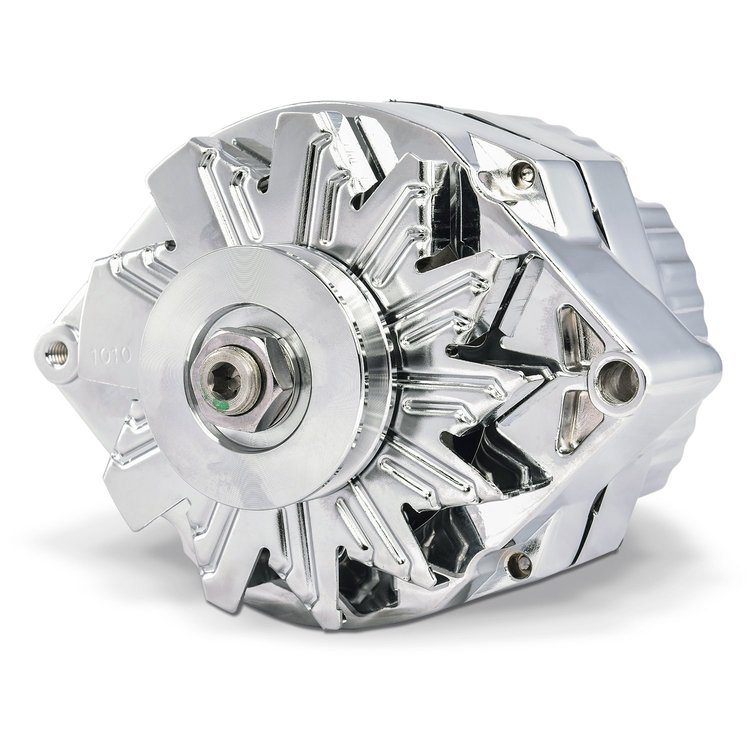 1-Wire GM Alternator 140-Amp in Chrome Finish