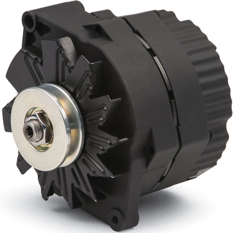1-Wire GM Alternator 100-Amp in Black Crinkle Finish