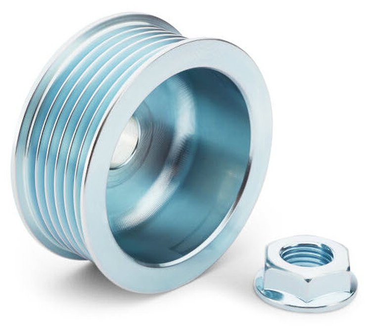 66451 Lightning-Bolt Alternator Serpentine Pulley [6-Groove]