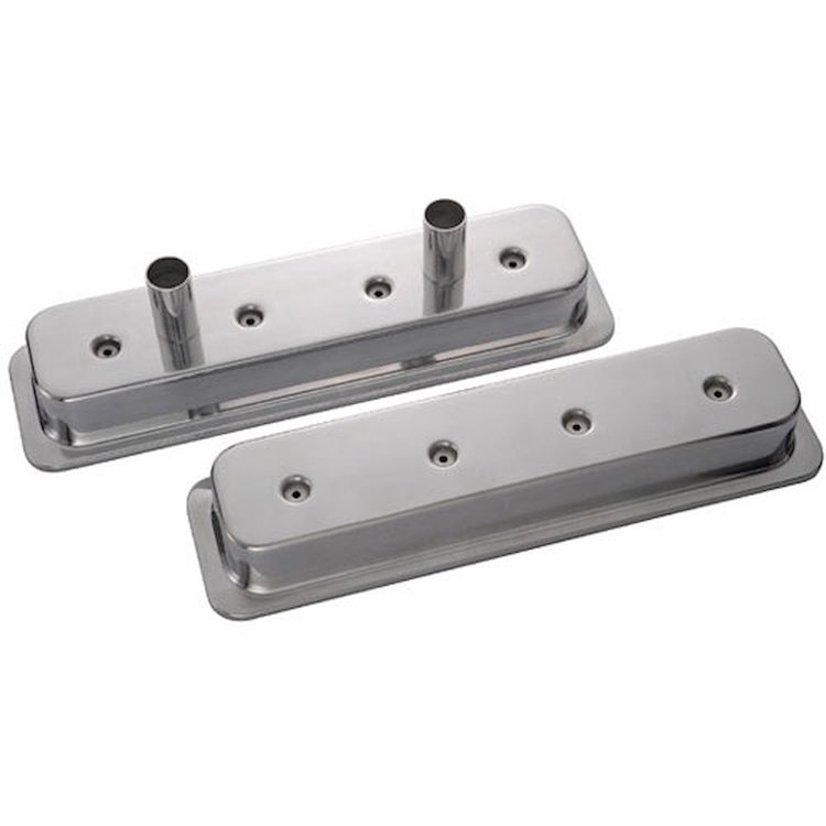Circle Track Valve Covers Small Block Chevy w/1987-up Center Bolt Heads