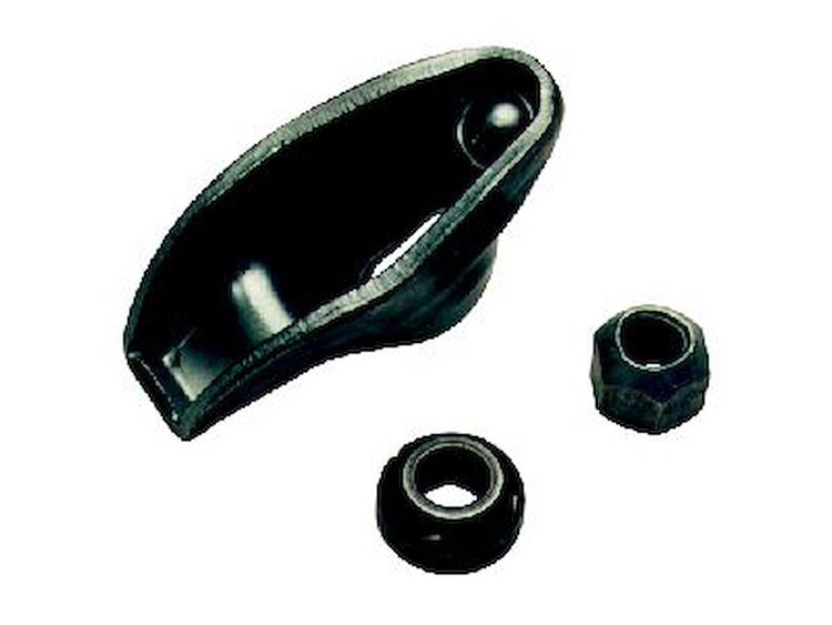 Stamped Steel Long Slot Rocker Arms for Small Block Chevy with 1.5 Ratio & 3/8" Stud