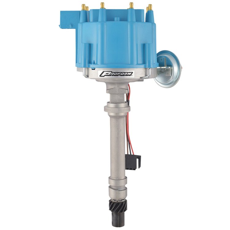 High Performance HEI Distributor for 1955-1982 Small Block & Big Block Chevy with Blue Cap