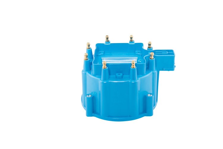 HEI Distributor Cap & Rotor for GM V8 in Blue