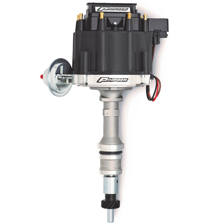 High Performance HEI Distributor & Coil for Big Block Ford 429/460, 351C, & 351/400M with Black Cap