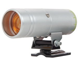 Adjustable RPM Shift Light in Silver with Amber Light