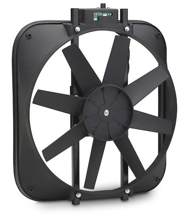 Straight Blade Electric Fan with Adjustable Thermostat for 1987-1993 Mustang 5.0L