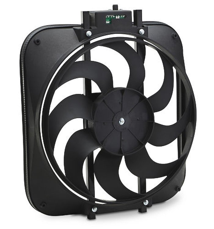 S-Blade Electric Fan with Adjustable Thermostat for 1987-1993 Mustang 5.0L