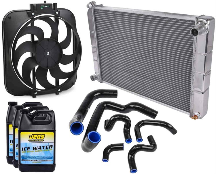 Electric Fan & Radiator Kit for 1986-1993 5.0L Mustang
