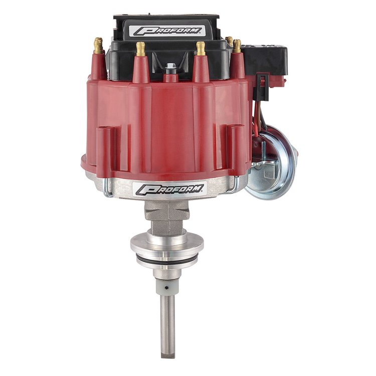 Street/Strip HEI Distributor & Coil for Small Block Chrysler 273-360ci with Red Cap