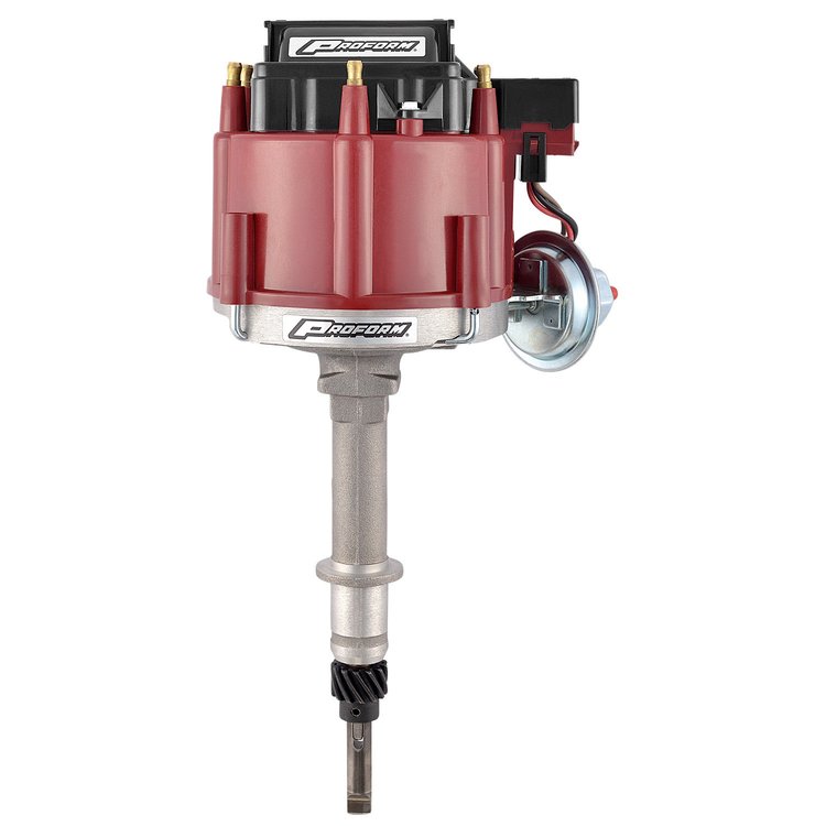 Street/Strip HEI Distributor & Coil for Chevy Inline 6 with Red Cap
