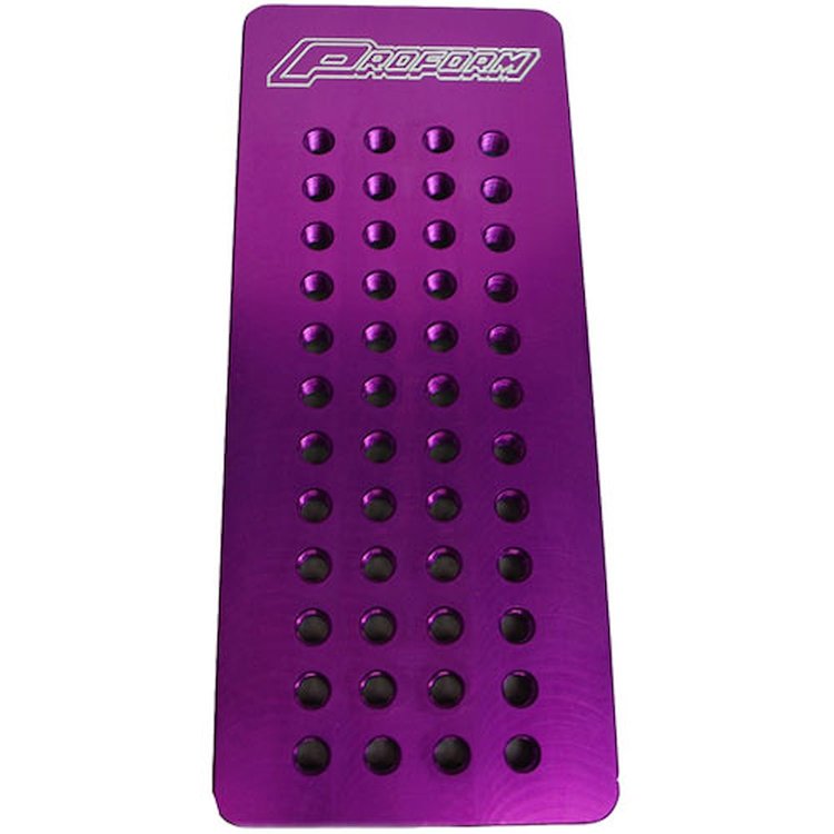 Billet Jet Plate Holds Up To 22 Pairs Of Jets
