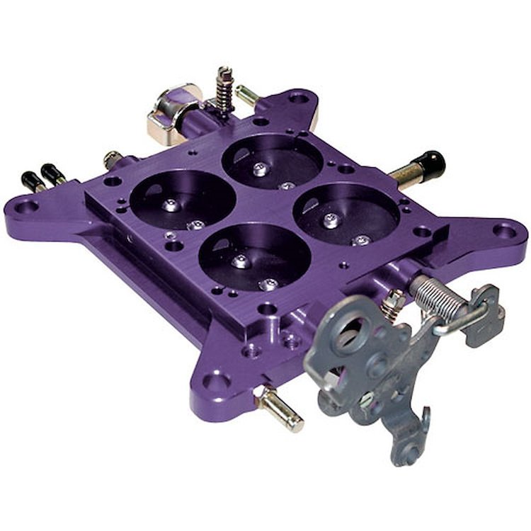 Billet Throttle Base Plate Fits 750 CFM 4150 Vacuum Secondary Carburetors