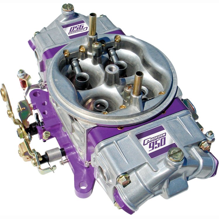 Race Series 950 CFM Drag Race Gasoline Carburetor w/2-Step Down-Leg Boosters