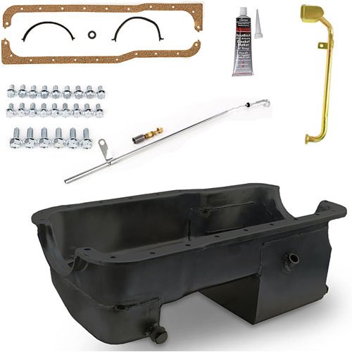 Ford 351W Fox Body Oil Pan Kit for Ford Mustang, Thunderbird, Mercury Capri, & Cougar