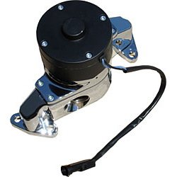 Electric Water Pump Small Block Ford in Chrome Plated Finish