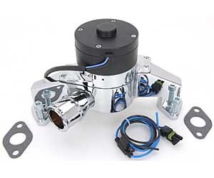 Electric Water Pump Big Block Chevy in Chrome Plated Finish
