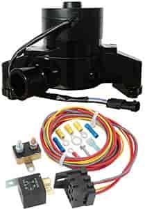 Electric Water Pump Kit Includes: Proform Black Small Block Chrysler/Mopar Electric Water Pump