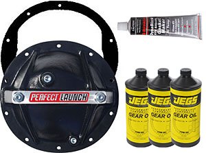 Reinforced Differential Cover Kit for GM 12-Bolt (Passenger Car) Includes: Cover, Gear Oil, Gasket, & RTV