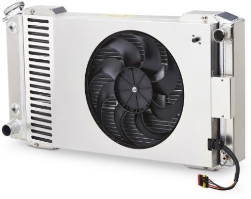 69680.2 Slim-Fit Radiator System for Select Ford Mustang, Thunderbird & Mercury Cougar w/Automatic Transmission