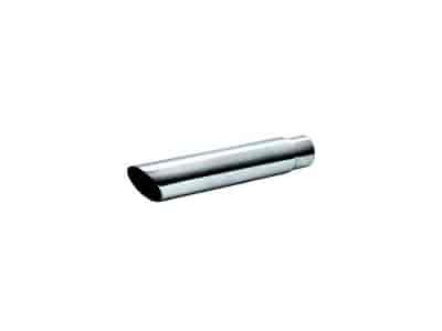 Polished Stainless Steel Tip 2.5" Inlet