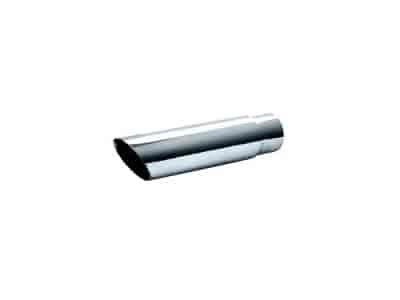 Polished Stainless Steel Tip 3.5" Inlet