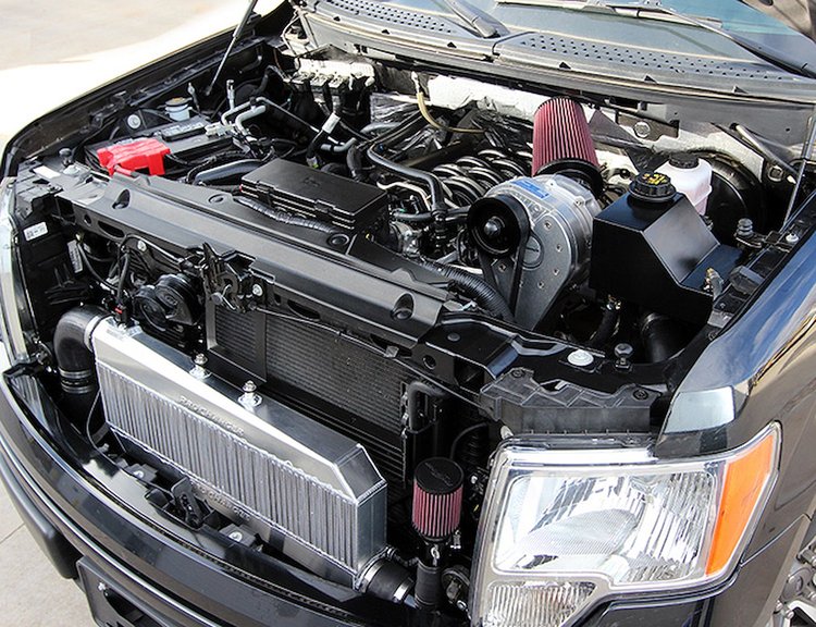 High Output Intercooled Supercharger System P-1SC-1 2011-2014 Ford F-150 5.0L