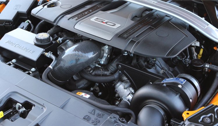 High-Output Supercharger Kit for Select Late-Model Ford Mustang GT 5.0L