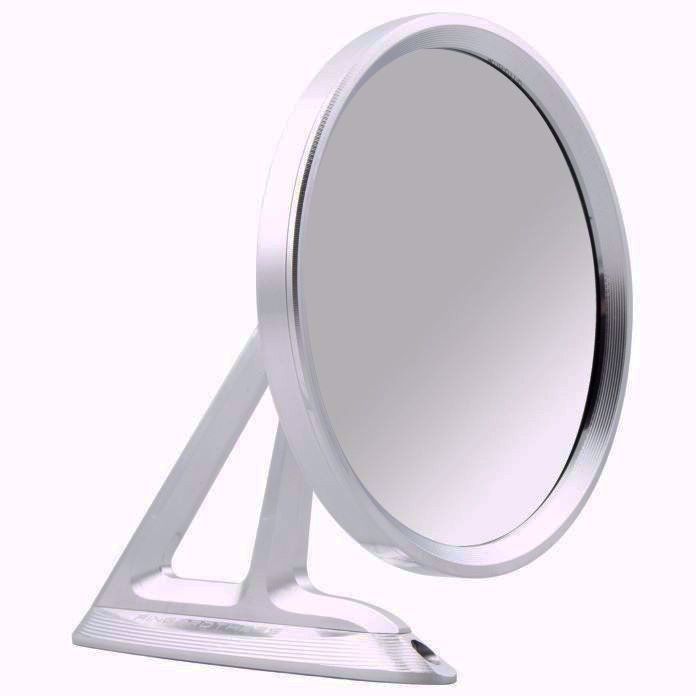 Round Billet Mirror Set [Natural Finish]