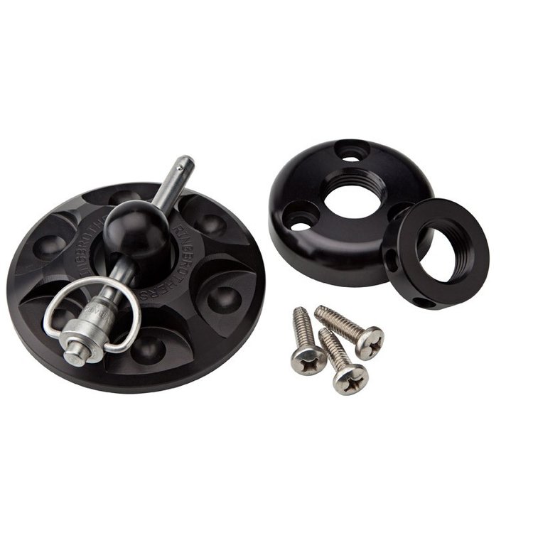 Round Billet Hood Pin Kit