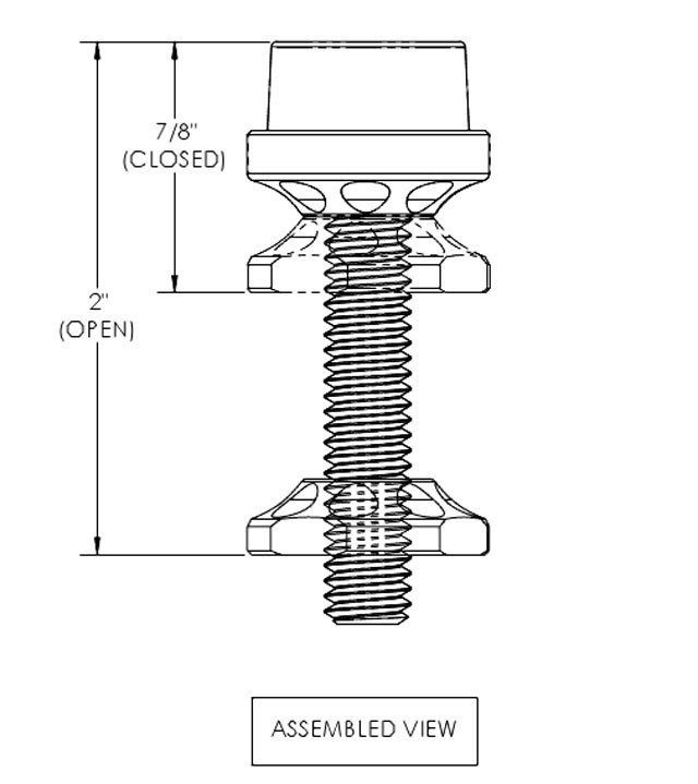 Short Billet Hood Adjusters