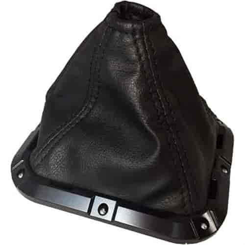 Rectangle Billet Shifter Bezel with Leather Boot