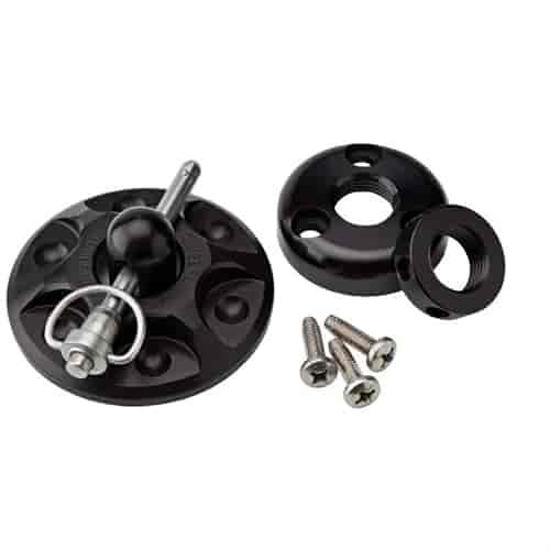 Round Billet Hood Pin Kit