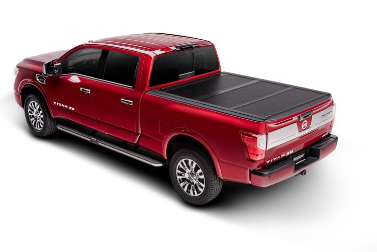FX51013 Flex Hard Folding Cover, Fits Select Nissan Titan 5'7" Bed Crew, Black Textured