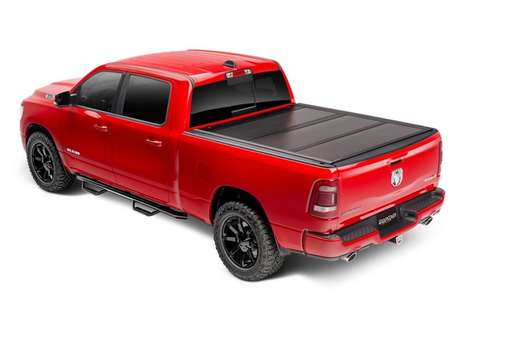 UX32007 Ultra Flex Hard Folding Cover, Fits Select Ram 1500 8'Bed, Black Textured
