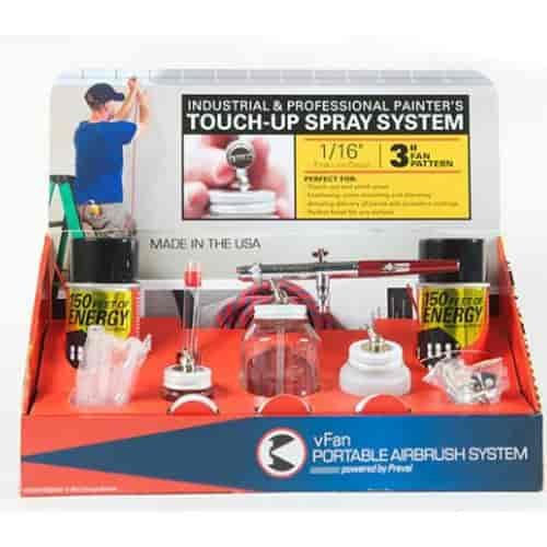 vFan Portable Airbrush System All-In-One Painting/Surface Prep/Touch-Up/Curing