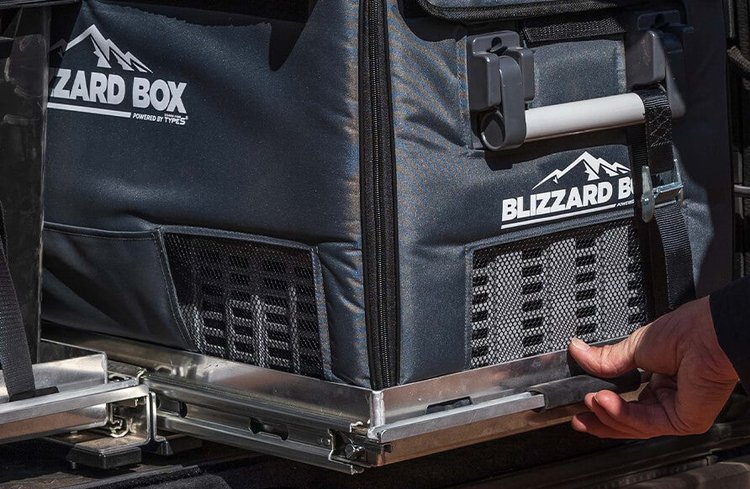 Blizzard Box Slider Mount, For 2007-2018 Jeep Wranger JK, Fits 41-quart / 38 liter Capacity Blizzard Box