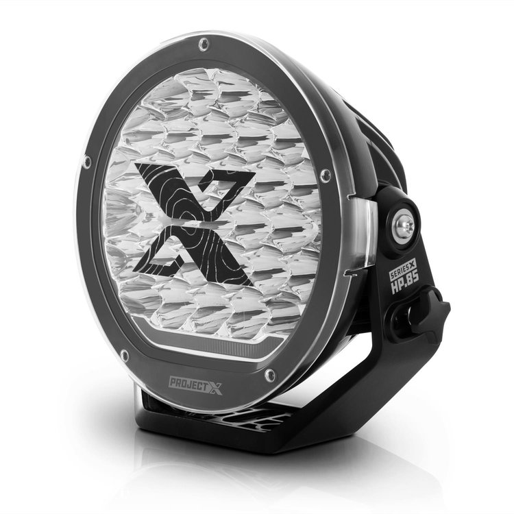 Series X HP.85 High-Power Led Auxiliary Light - Combo Beam, 8.50 in. Diameter, Round, Combo Beam