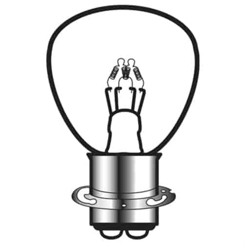 Brite Bulb Straight Pin Clear 1935-1939 Headlights