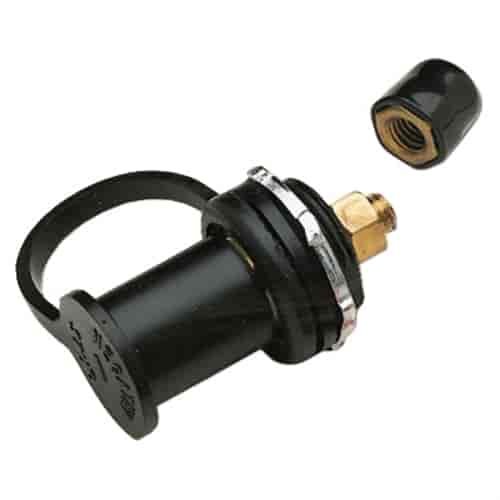 Jumper Cable Connector Stud Black