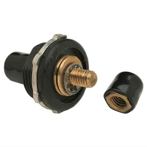 Firewall Cable Connector Stud Black