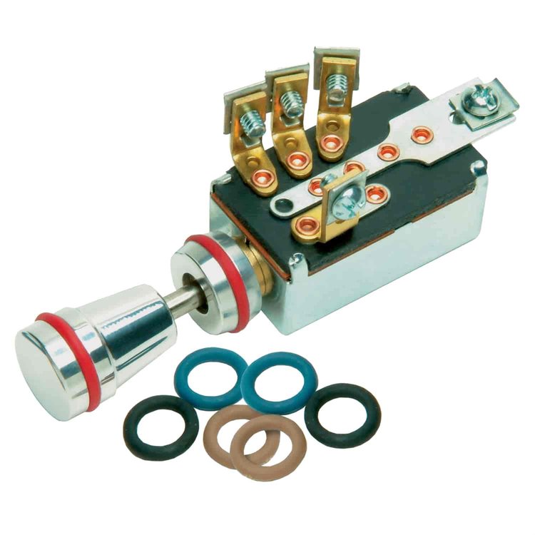 Synergy Series Full Function Headlight Switch with Hi-Low Dimmer Feature