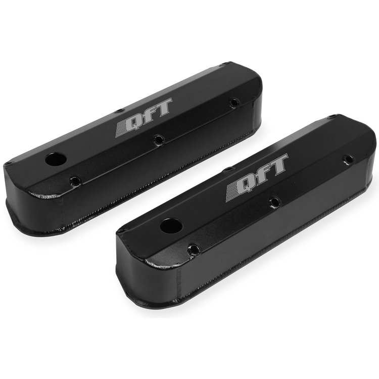 Fabricated Aluminum Tall Valve Covers 1962-1985 Small Block Ford 260-351W Black