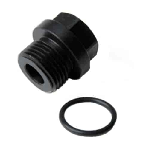 FUEL BOWL PLUG BLACK 7/8-