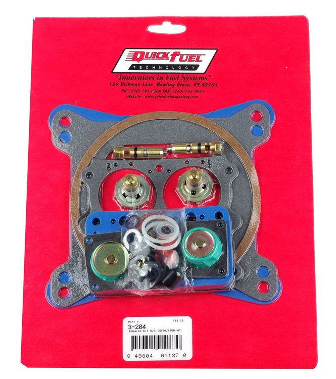 Non-Stick Performance Carburetor Rebuild Kit Fits QFT, Holley, and most Demon Style Carburetors