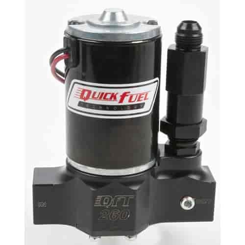 QFT 260 Electric Fuel Pump 260 GPH Free Flow @ 20 PSI