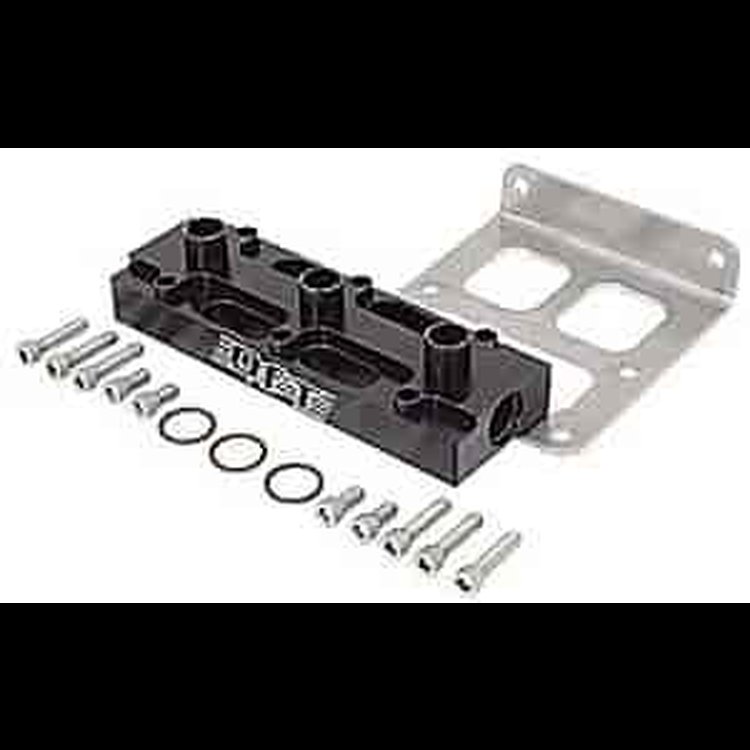 Billet Pressure Regulator Manifold 3-Port Mounts